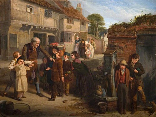 The Broken Window, 1855, William Henry Knight
