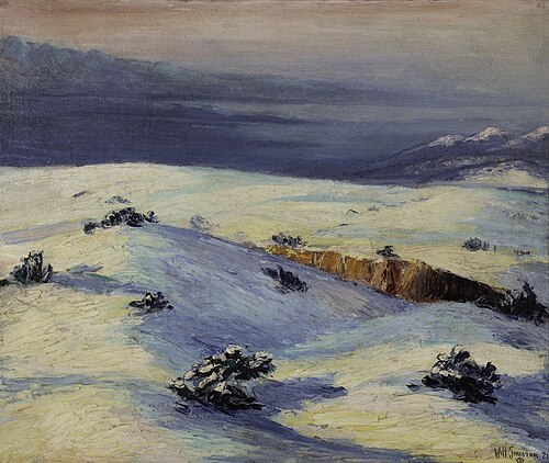 New Mexico Snow Country, 1921, William Howard Shuster
