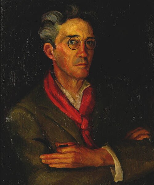 Portrait of John Sloan, 1928, William Howard Shuster