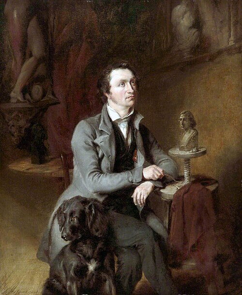 The Sculptor's Studio, 1841, William Huggins
