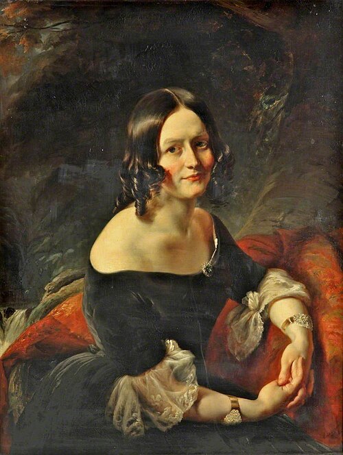 The Artist's Wife, 1843, William Huggins
