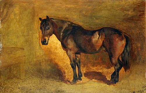 Waiting, 1845, William Huggins