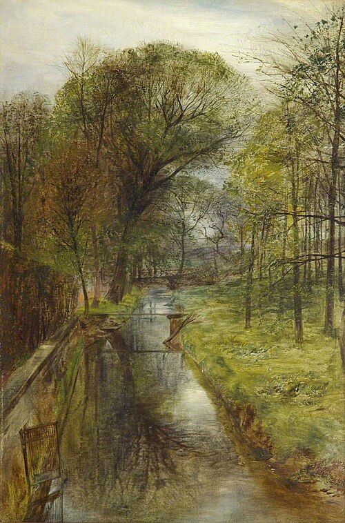 Scene near Croxteth Hall, 1858, William Huggins