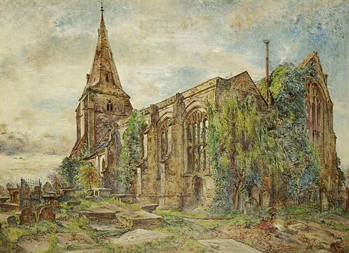 Bebington Church, 1869, William Huggins