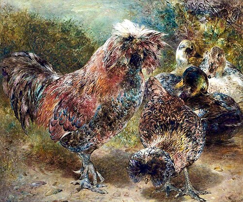 Distinguished Foreigners (Houdani Fowl), 1883, William Huggins