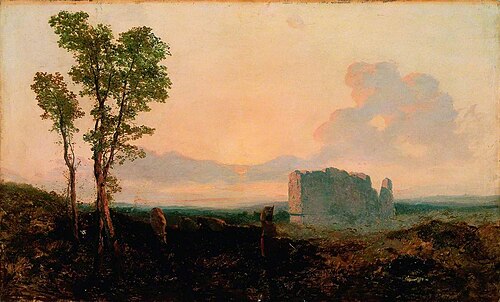 Buit's Castle, Bewcastle, 1844, William James Blacklock