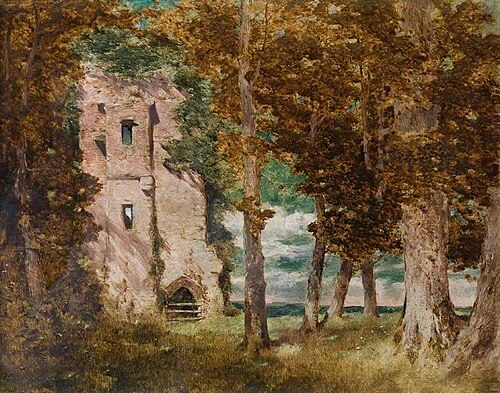 The Ruins of Kirkoswald Castle, Cumberland, 1854, William James Blacklock