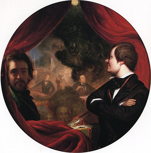 Mann S. Valentine and the Artist, 1852, William James Hubard