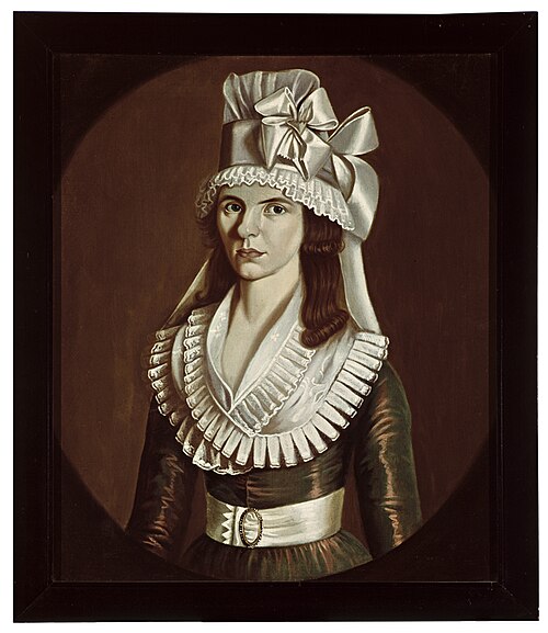 Porträt der Mrs. Asahel Bacon, 1795, William Jennys
