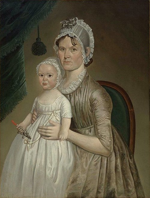 Mary Gove (Maame Cephas Smith), et son fils Cephas Smith Jr., 1803, William Jennys