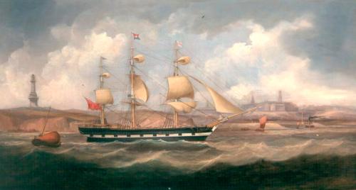 The Neptune" Of The Aberdeen White Star Line Off Aberdeen, 1844, William John Huggins