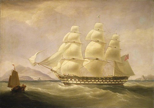 The East Indiaman 'Triton', 1839, William John Huggins
