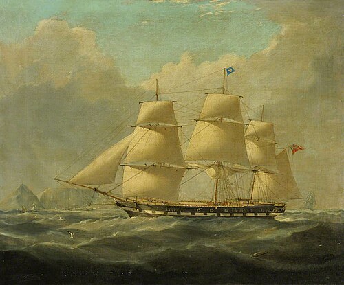 The ship Lady McDonald, , William John Huggins