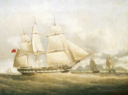 The ship Sir Edward Paget, , William John Huggins