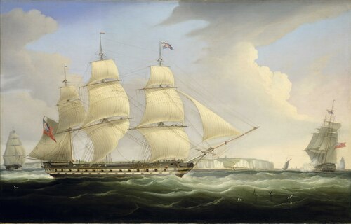 The East Indiaman 'Atlas', 1822, William John Huggins
