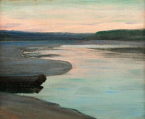 The Seconnet River after Sunset, Newport, Rhode Island, 1910, William Sergeant Kendall