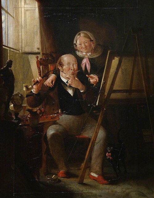 Self Portrait with the Artist's Wife, , William Kidd