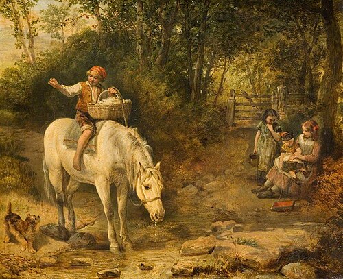 The Watering Place, 1879, William Knight Keeling