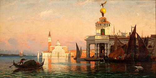 The Grand Canal With San Giorgio Maggiore, 1875, William Lamb Picknell