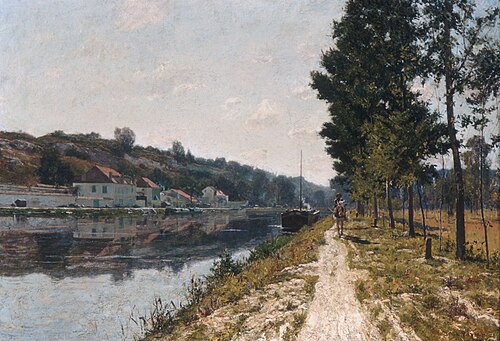 Banks of the Loing, 1894, William Lamb Picknell