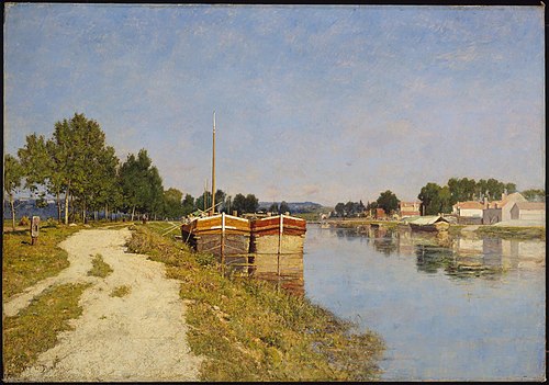 Morning on the Loing at Moret, 1895, William Lamb Picknell