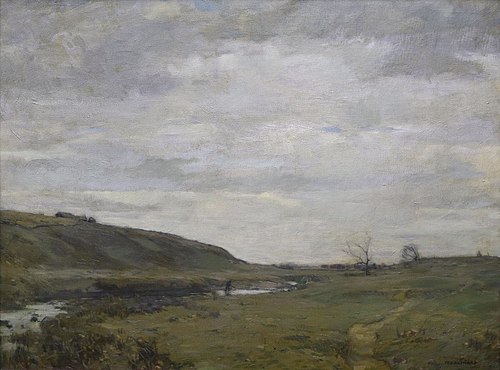The Muskrat Hunter, 1908, William Langson Lathrop