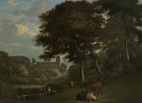 Deane Church Looking South, 1820, William Linton