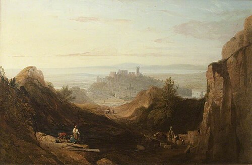 Lancaster from the Stone Quarries, 1852, William Linton