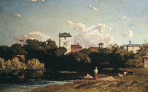 View in Italy, , William Linton