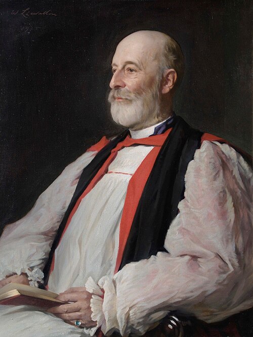 Portrait of J.P. Hughes, Bishop of Llandaff, 1925, William Llewellyn