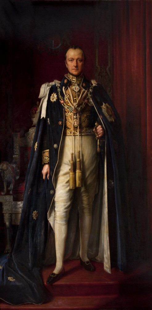 Portrait of George Nathaniel Curzon, 1st Marquess Curzon of Kedleston, 1909, William Logsdail