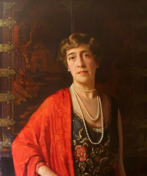 Magaret 'Madge' Frary Miller, Mrs James Watts (1879 - 1950), 1928, William Logsdail