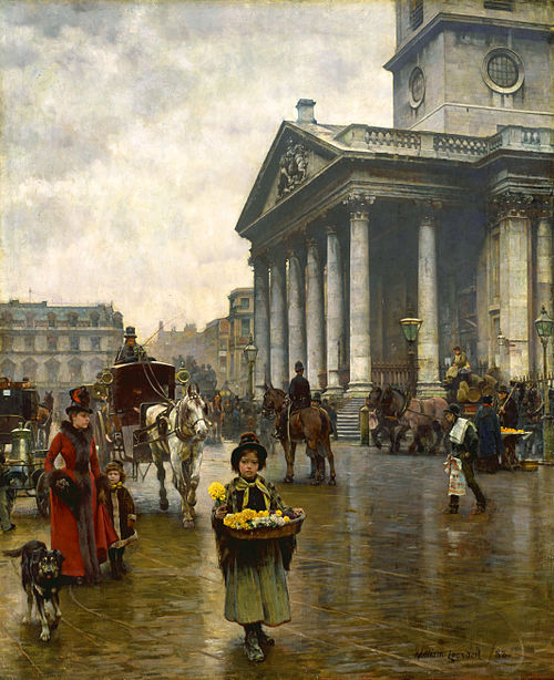 St Martin-in-the-Fields, 1888, William Logsdail