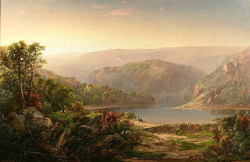 Morning in the Blue Ridge Mountains, Virginia, 1858, William Louis Sonntag
