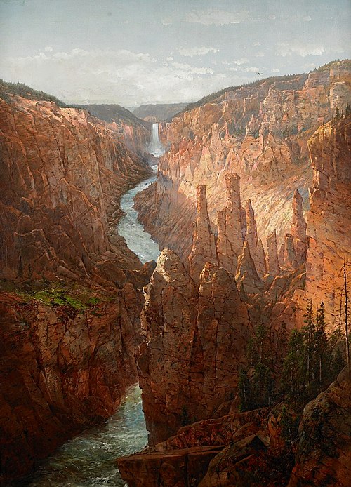 Grand Canyon, Yellowstone River, Wyoming, 1886, William Louis Sonntag, Sr.
