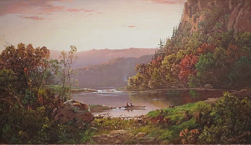 On Valley River, Virginia, 1864, William Louis Sonntag