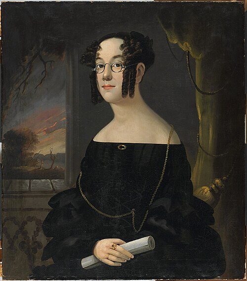 Woman with Spectacles, 1838, William Matthew Prior