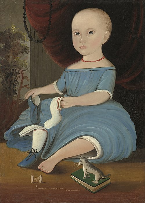 Baby in Blue, 1845, William Matthew Prior