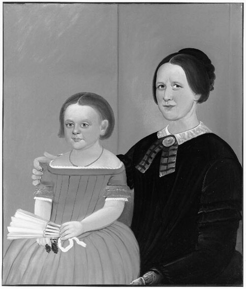 Mother and Daughter, 1851, William Matthew Prior