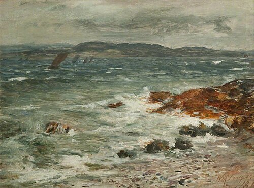 A Breezy Day off Campbeltown, 1886, William McTaggart