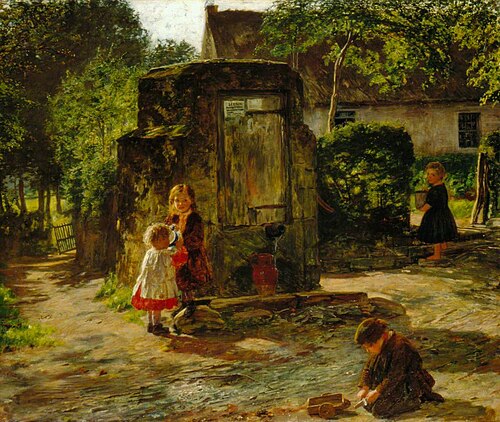 The Old Pump Well, 1862, William McTaggart