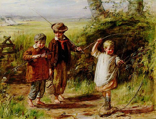 A Day's Fishing, Morning, 1866, William McTaggart