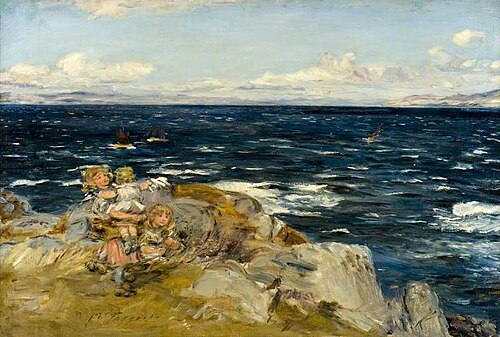 North Wind, Kilbrannan Sound, 1883, William McTaggart