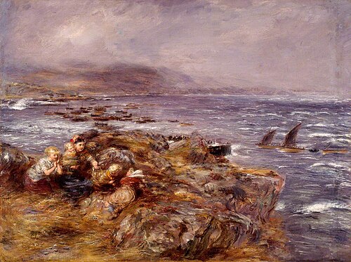 Running for Shelter, 1887, William McTaggart