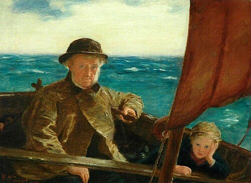 Father is at the Helm, 1889, William McTaggart