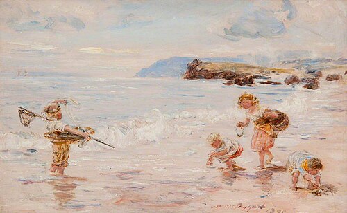 Where the Smugglers Came Ashore, 1890, William McTaggart