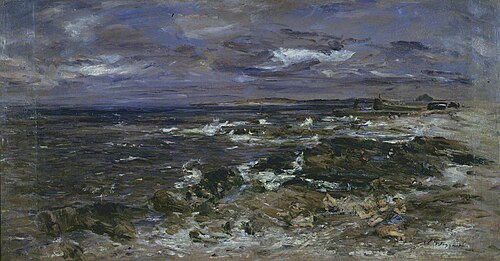 North Berwick Law from Cockenzie, 1894, William McTaggart