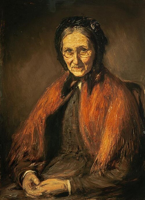 The Artist's Mother (Barbara Brodie or Brolochan, Mrs Dugald McTaggart, died 1884), , William McTaggart