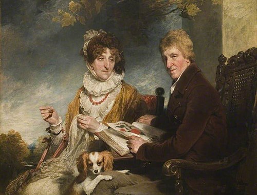 Portrait Of A Man And Woman, 1818, William Owen