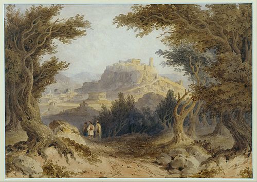 View of Athens, 1820, William Page